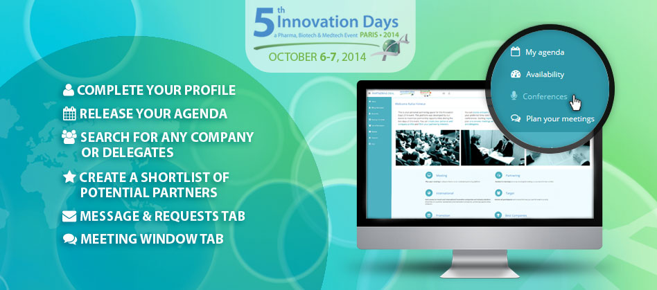 New Online Partnering Platform for the Innovation Days 2014