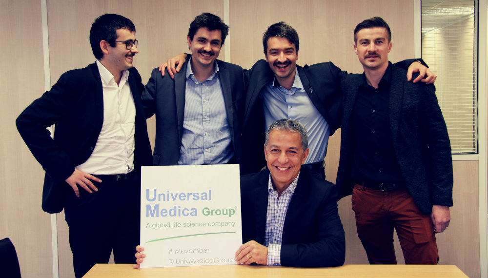 Universal Medica #320 ème au classement national Movember