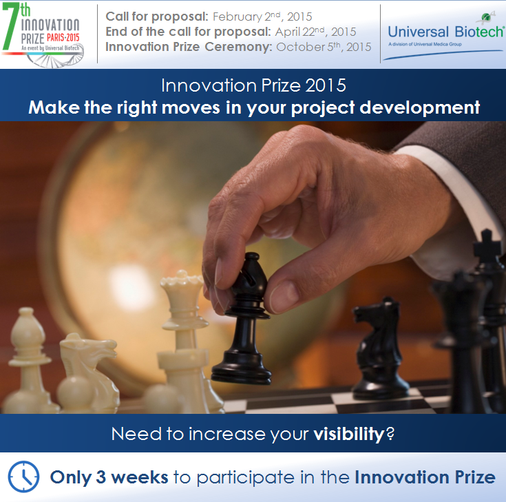 Innovation Prize 2015: Make the right moves in your project development